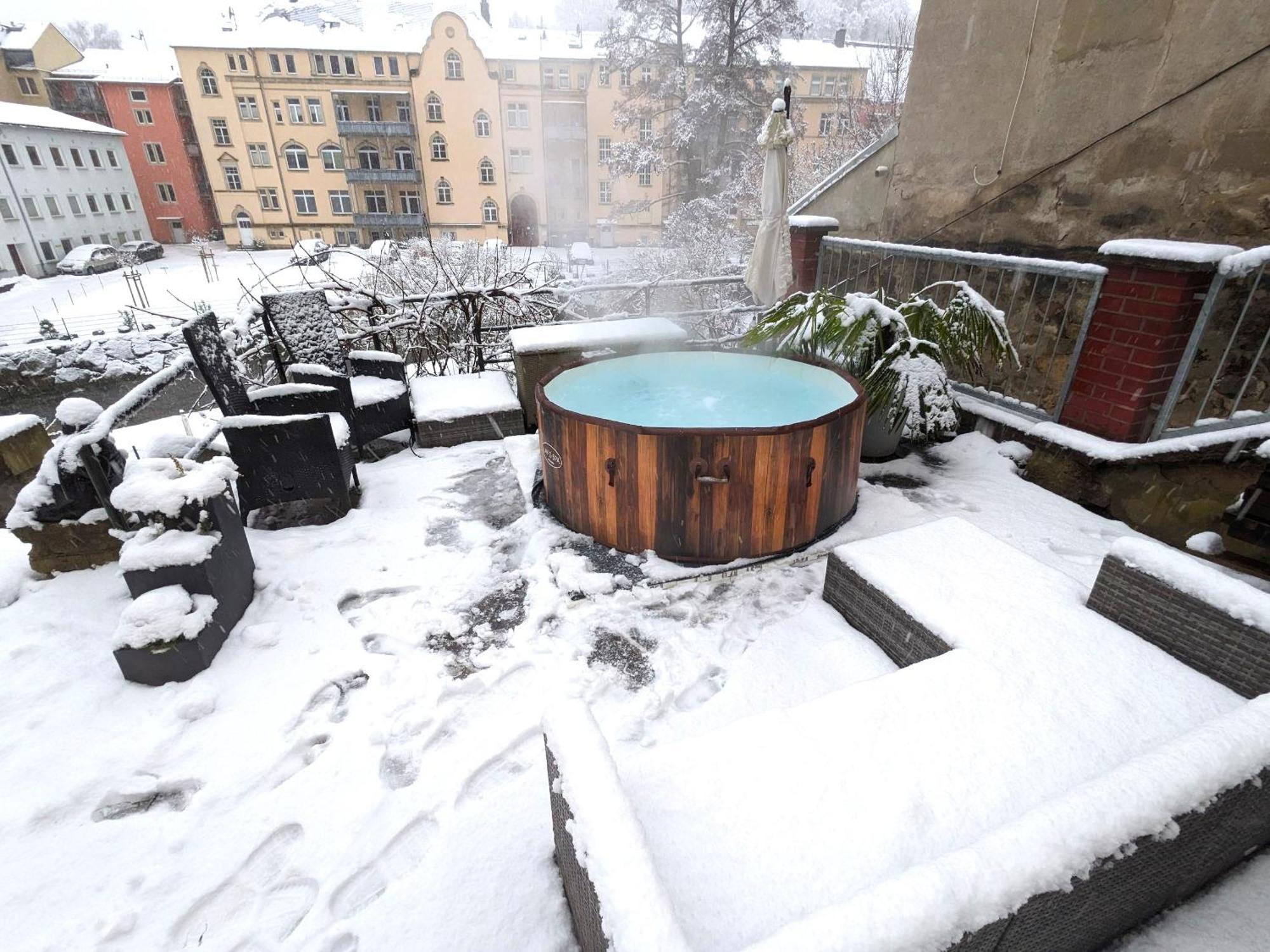 Uo - Urlaubsmagie - Helle Wohnung,Sauna,Whirlpool Sebnitz Exterior photo
